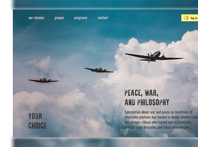 Choose peace Website peace ui ux figma ux ui web web design web ux webdesign website