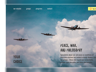 Choose peace Website