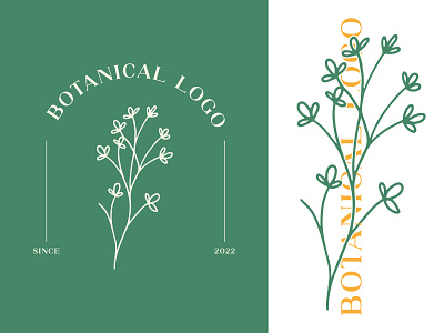Botanical Logo boho logo botanical logo brand identity cosmetic logo design feminin logo hand drawn logo illustrator logo logo design logodesign logomaker