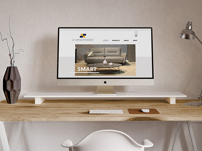 E-Smartmöbel graphic design screendesign ui web design