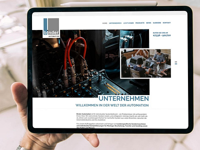 binder AUTOMATION design screendesign ui web design