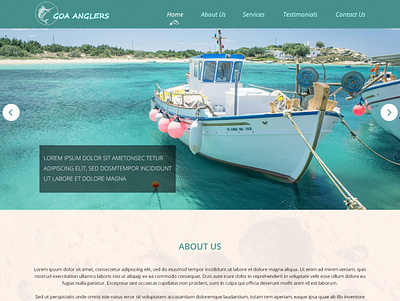 Fishing Tour Website