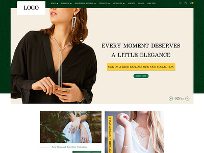 Jewelry Ecommerce Design Concept