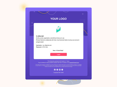 Invite email template