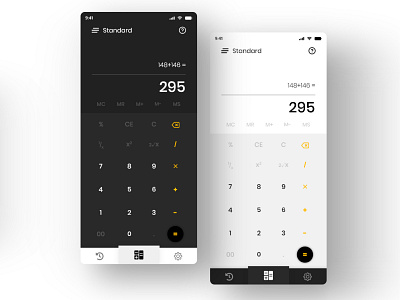 DailyUI #4 - Calculator adobexd daily 100 challenge daily ui dailyui dailyuichallenge figma ui ux uidesign ux uxdesign