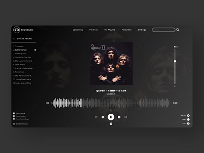 DailyUI #9 - Music player adobexd daily 100 challenge dailyui dailyuichallenge figma ui ui ux ui design uidesign uxdesign