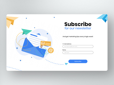 DailyUI #26 - Subscribe form? adobexd daily 100 challenge dailyui dailyuichallenge figma ui ux ui design uidesign uiux uxdesign