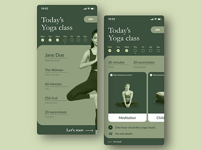 DailyUI #62 - Workout of the day adobexd app application daily 100 challenge dailyui dailyuichallenge figma ui ux ui design uidesign uiux uxdesign workout workout app yoga app