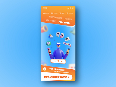 DailyUI #75 - Pre-order app