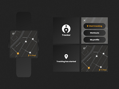 DailyUI #120 - Smart watch tracker