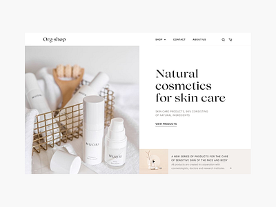 Natural cosmetics Store