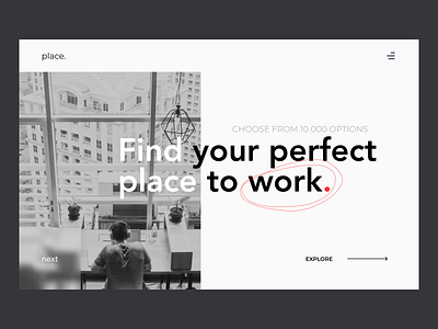 18 Daily UI. Co-working Website