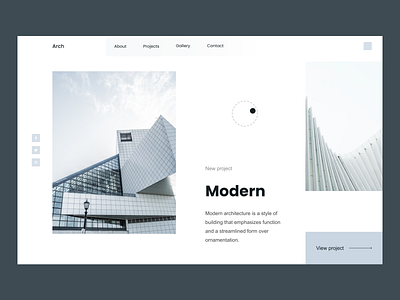 21 Daily UI. Architecture Bureau Website