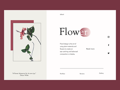 29 Daily UI. Florist Shop