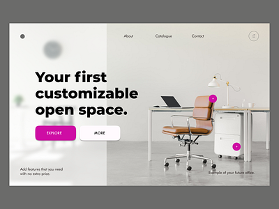 38 Daily UI. Open Space Website