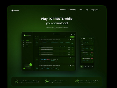 Landing Page U Torrent Redesign