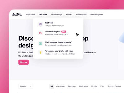 Dribbble Icon Animation animation dribbble graphic design icon icon animation motion motion graphics ui