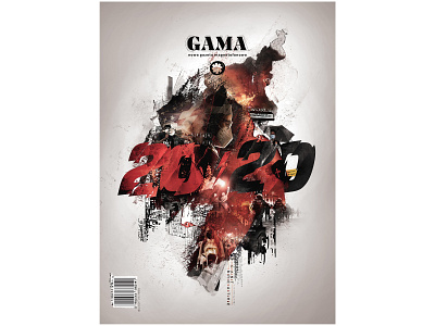 GAMA magazine cover 2020 magazine magazine cover magazine illustration music music magazine poster staysafe typography typography poster