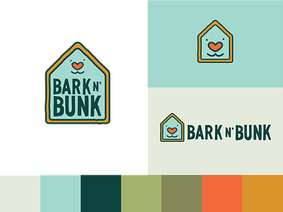 Bark N' Bunk | Branding branding camp design dog logo