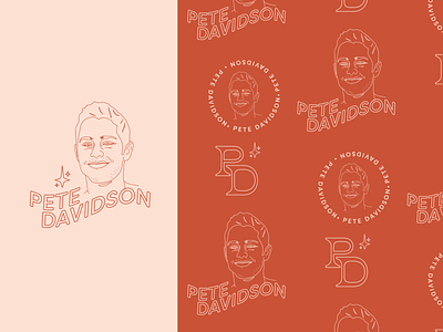 Pete Davidson | Pattern design illustration pete davidson