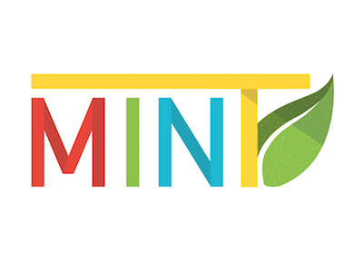 Material Design Mint Logo agency design logo material