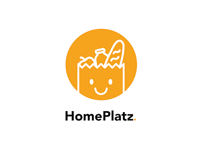 HomePlatz | Logo Redesign brand colour identity illustration logo logotype palette typography