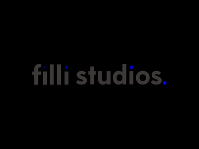 Filli Studios | Logo colour logo logotype palette typography