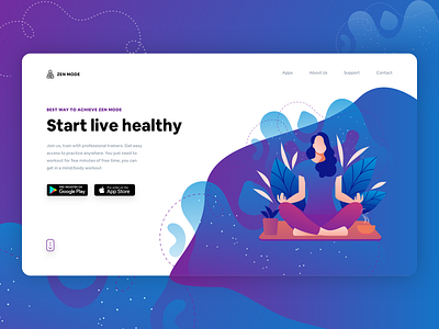 Yoga Studio Website Concept