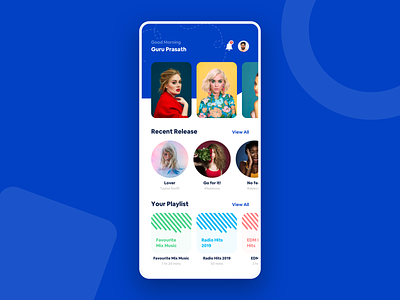 Music - Mobile App Concept app card design dribbble experience ios new phone ui ux