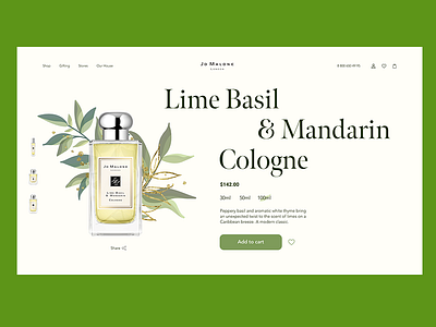 Perfume store homepage beauty product beauty website composition design ecommerce freelance homepage landing page perfume product typography uidesign user interface uxdesign web web design inspiration webdesign