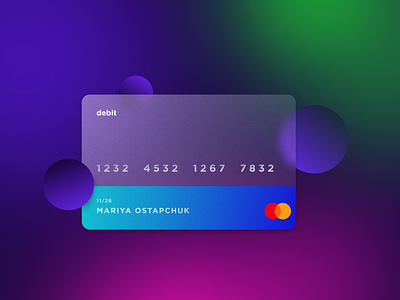 Debit card design banking branding composition credit card debit card design gradient mastercard ui