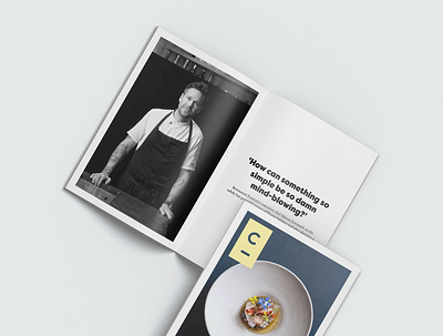 Culinary Canvas | Visual Identity branding design graphic design logo magazine mockup visual identity