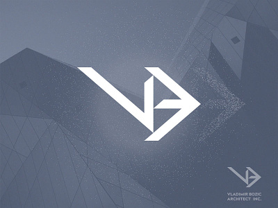 Monogram VB abstract architect architectural architecture branding lines logodesign monogram shapes simple symbol visual