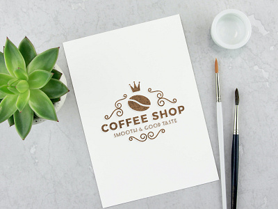 Realistic Logo Mockup 13 background branding business card cardboard color craft design instagram letterhead logo minimal mock mockup paper realistic stamp up