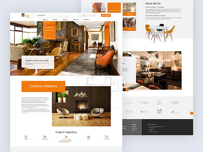 Web design for the interior design firm design interior photoshop web web design website