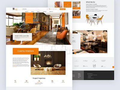 Web design for the interior design firm