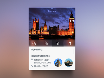 London Widget