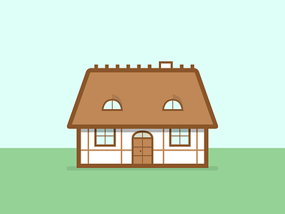 House Illustration flat house illustration