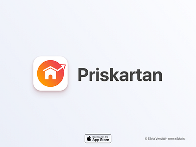 Priskartan Logo app appicon appstore icon logo priskartan silviais ui