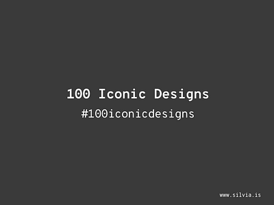 100 iconic designs - 000 Intro 100iconicdesigns flat illustration industrialdesign product productdesign