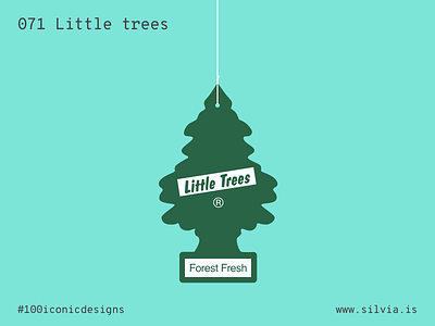 071 Little Trees 100iconicdesigns airfreshener flat illustration industrialdesign littletrees product productdesign