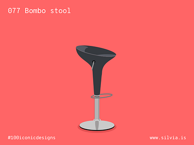 077 Bombo Stool 100iconicdesigns bombo flat giovannoni illustration industrialdesign italian italiansdoitbetter magis product productdesign stool