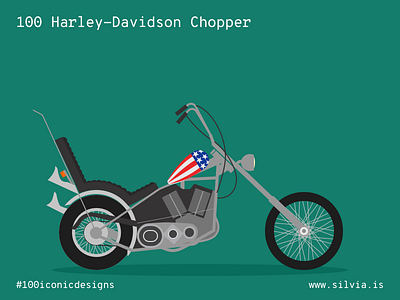 100 Harley Davidson Chopper