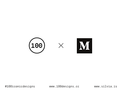 100iconicdesigns x Medium 100iconicdesigns article blog challenge design learning medium product productdesign ui ux