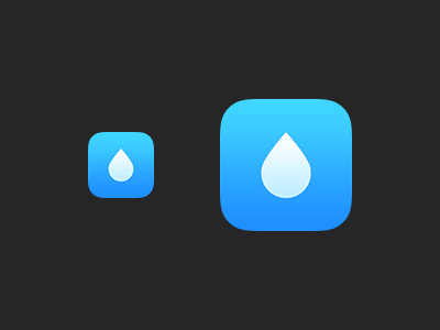 Waterdrop Icon waterdrop drop icon ios ios 7 app appstore iphone