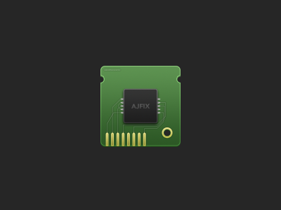 AJFix chip logo