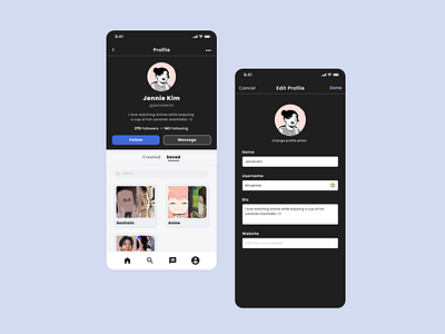 Daily UI #006 - User Profile