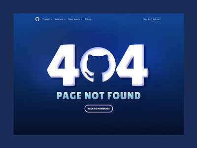 Daily UI #008 - 404 Page