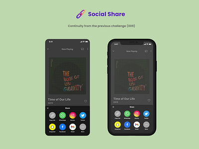 Daily UI #010 - Social Share