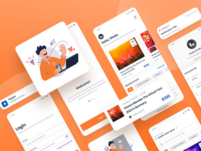 Wevent - Event Booking App UI Kit